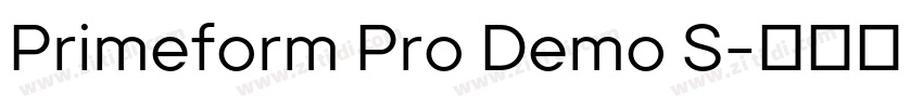 Primeform Pro Demo S字体转换